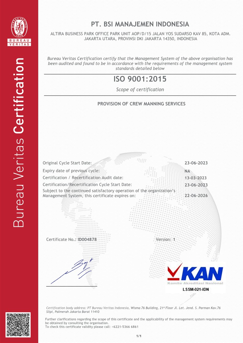 Certification